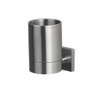 Bicchiere fisso Spirella, acciaio inossidabile cromato, grigio NYO