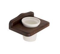 METAFORM Porta spazzolini in Legno e Ceramica MOD. Mathilde