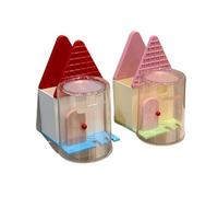 Porta spazzolino da denti a parete, portabicchieri, organizer for lavandino, senza fori(Toothbrush holder [red])