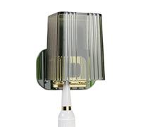 Porta spazzolino da denti da parete per bagno, porta spazzolino da denti, porta spazzolino da denti con supporto, portabicchieri per spazzolino da denti, porta spazzolino da denti