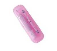Porta Spazzolino Da Viaggio Electric Toothbrush Travel Storage Case | 2pcs Portable Universal Handle Organizer Cover(Pink-01)
