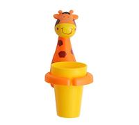 Porta Spazzolino Dentifricio per Bambini, Portaspazzolino da denti a forma di animale, Portaspazzolino da Parete, Portabicchieri da Cartone Animato, Organizzatore A Parete per Bagno