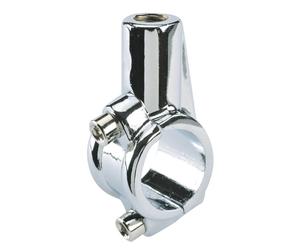 Porta specchio cromato 22 mm sinistro