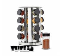 Porta Spezie Girevole 360° da Cucina con 16 Barattoli Inclusi