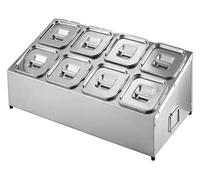 Porta spezie per pizza, barattoli per spezie, design con manico, organizer per condimenti, salse, insalata, marmellata, frutta, ingredienti