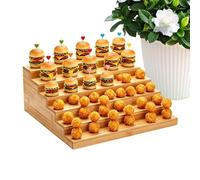 Porta Spiedini - Alzata da Portata Portafrutta a 6 Livelli,Espositore per Spiedini Alimentari - Per Frutta, Antipasti, Verdure, Carne, Formaggio, Cocktail Party, Catering, BBQ, Buffet Ed Eventi