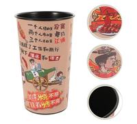 Porta spiedini in metallo Secchio per bastoncini per barbecue Secchio per