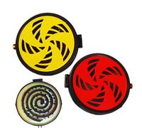 Porta spirali da campeggio, set di 2 portabobine per portatile, bruciatore di incenso con gancio sospeso per campeggio, spiaggia, giardino, escursionismo