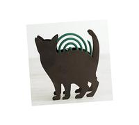 - Porta spirali in ferro, a forma di gatto, decorazione per scrivania, tavola