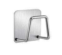 Porta spugna for lavello in acciaio inox, portasapone autoadesivo, stendibiancheria, portaoggetti for stracci, gancio a muro, portaoggetti da cucina(2PCS)