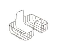 Porta spugna-organizzatore per lavello antiruggine in acciaio inossidabile, supporto per spugna da cucina, cestino portaoggetti da parete per spazzola per sapone | accessorio per lavello poco