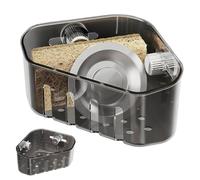 Porta Spugna Per Cucina | Cestello Filtro Per Lavandino Cucina - Cattura Cibo Angolare Con Per Pulizia Panno, Toilette, Sapone, Spazzatura, Bagno, Ristorante, Hotel, Vasca Da Bagno, Dormitorio