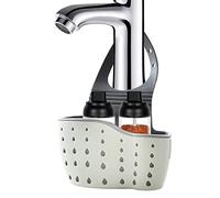 Porta Spugna per Lavello da Cucina, Ripiano per Lavello Portatile, Porta Spugna per Lavello, Porta Sapone Morbido A Doppio Strato Facile da Usare, Organizer da Cucina Portatile per Spugna, Spazzola