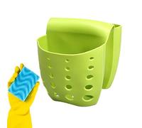 "Porta spugna per lavello - Organizer per spugna con fori di drenaggio, cestino di scarico in silicone antiscivolo | Portasapone, affondamento, stendibiancheria per spugne, scrub, adatto per doppi