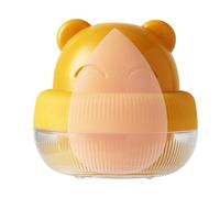 Porta spugna per trucco da viaggio, custodia da viaggio per spugna per trucco, Custodia in spugna di bellezza a forma di orso, Scatola porta spugna di bellezza, porta spugna per trucco, custodi