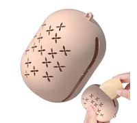 Porta spugna per trucco, organizer in silicone per spugne, facile da pulire, per viaggi d'affari, viaggi, campeggio Soydan