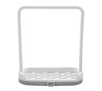 Porta spugna Porta strofinaccio multifunzionale in plastica faciledrenare lavello organizer per canovaccio spugna sapone(gray)