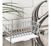 Porta spugna Portaoggetti da cucina Cestino per lavello Scolapiatti con vassoio