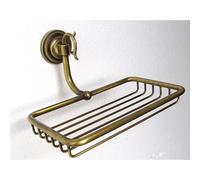 Porta spugne mensola in Ottone Dimensione 22x19xh 19 cm, Linea FLORENCE Bronzo Satinato bronzo