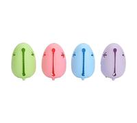 Porta spugnette per il trucco in 4 colori, custodia in silicone per spugnette trucco con doppia ventilazione, organizer arioso a doppia faccia per blender, ideale per viaggi e