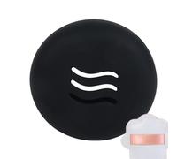 Porta spugnette per trucco rotondo | Powder Puff Co Cosmetic Puff Box - Il materiale trasparente rende facile controllare il soffio e mantenerlo pulito e ordinato in ogni momento. Traspirante rotondo