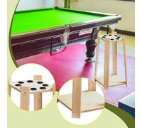 Porta stecche da biliardo professionale in legno, autoportante, 8 buche