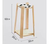 Porta Stecche Da Biliardo Professionale In Legno, Autoportante, 8 Buche