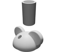 Porta Stuzzicadenti Ispirato a Topolino Stampato 3D Cucina Decor