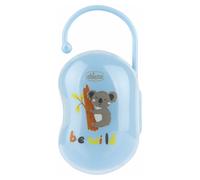 Chicco Portasucchietto Doppio Portaciuccio Neonato Versatile E Igienico Facile Da Agganciare Forma Ergonimica Starilizzabile 0 Mesi+ Light Blue Azzurro