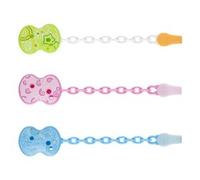 Clip Chicco Con Catenella Bee Happy Azzurro