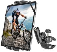 Porta Tablet Manubrio Regolabile [Forte Stabilità e Durata] Supporto Tablet per Passeggino Bicicletta Scooter Barca, Morsetto Tubo Palo Asta per iPad Mini Air Pro, Kindle, Galaxy, Cellulare, 4-13"