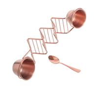 Porta tacos in acciaio inox da 2 pezzi: porta tortilla con doppio piatto per