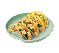 Porta Tacos, Porta Conchiglia Taco | Rack Taco con divisori,Vassoio di Servizio in Silicone per Tortilla, Festa, Cena in Famiglia, Grill, Portello Esterno