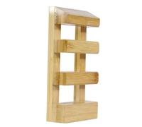 Porta Tagliere in Bambù, Supporto Scolapiatti per Teglie e Tavole | Design ad Aria Aperta, Drenaggio Efficiente, Pulizia Facile, Struttura Stabile, per Mobile Cucina e Piano