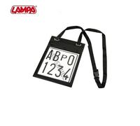 PORTA TARGA AUTO DI PROVA DOPPIA TASCA - ASTUCCIO CUSTODIA LAMPA 19907