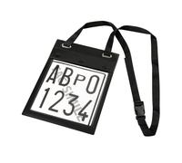 PORTA TARGA DI PROVA AUTO DOPPIA TASCA ASTUCCIO CUSTODIA DOCUMENTI 19907
