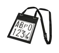 PORTA TARGA DI PROVA AUTO DOPPIA TASCA ASTUCCIO CUSTODIA DOCUMENTI 19907