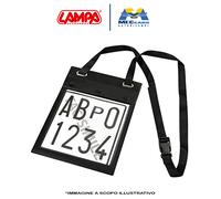 PORTA TARGA DI PROVA AUTO DOPPIA TASCA ASTUCCIO CUSTODIA DOCUMENTI 19907
