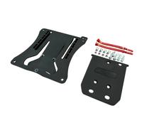 PORTA TARGA ESTRAIBILE SGANCIO RAPIDO PLASTICA NERO ENDURO quad clic-clack XFUN