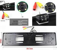 Porta targa EU portatarga Videocamera infrarossi retromarcia parcheggio auto RCA