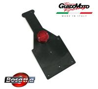 PORTA TARGA GOMMA FANALE MOTOCICLI OFF ROAD CLASSICI EPOCA P-107