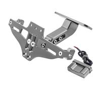 Porta Targa Moto Per Bajaj Dominar 250 400 Pulsar 200RS 150 220F 180F F250 N 125 Portatarga Per Moto Con Indicatori Di Direzione A LED(Titanium NO LOGO)