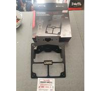 PORTA TARGA NERO PER MOTO X-TREME REGOLABILE LAMPA