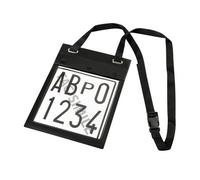 PORTA TARGA PER AUTO MOTO DI PROVA DOPPIA TASCA - ASTUCCIO CUSTODIA DOCUMENTI
