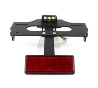 Porta Targa Per Moto Supporto Per Targa Per Motocicletta Per Royal Per Enfield Per Meteor Per 350 2020-2025 Parafango Posteriore(With Reflector)