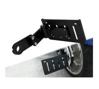 Porta Targa Per Softail Per Fat Per Boy Per Breakout Per Low Per Rider Per Heritage 2018-Up Supporto Targa Pieghevole Motociclette Montaggio Laterale Posteriore Portatarga