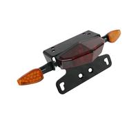 Porta Targa Portatarga Per Suzuki Per DRZ400S 2000-2024 Per DRZ400SM 2005-2024 Per DR-Z 400S S00SM 2023 Kit Indicatori Direzione Luci LED Per Freno Posteriore Coda(Arancia)