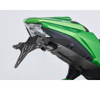 Porta targa PROTECH in polvere in acciaio inox nero, nero