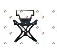 Porta targa regolabile reclinabile alluminio+luce targa a led SPEED TRIPLE 1050