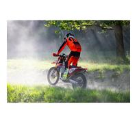 Porta targa estraibile moto cross enduro trial in alluminio (targa italiana)